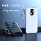 Power Bank Built-In Cables & Smart Charging