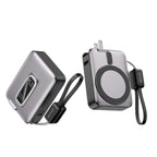 Power Bank Fast Charging 22.5W Built-In Cable