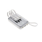 Power Bank Fast Charging Built-In Cables