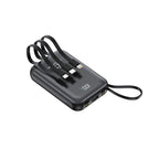 Power Bank Fast Charging Built-In Cables