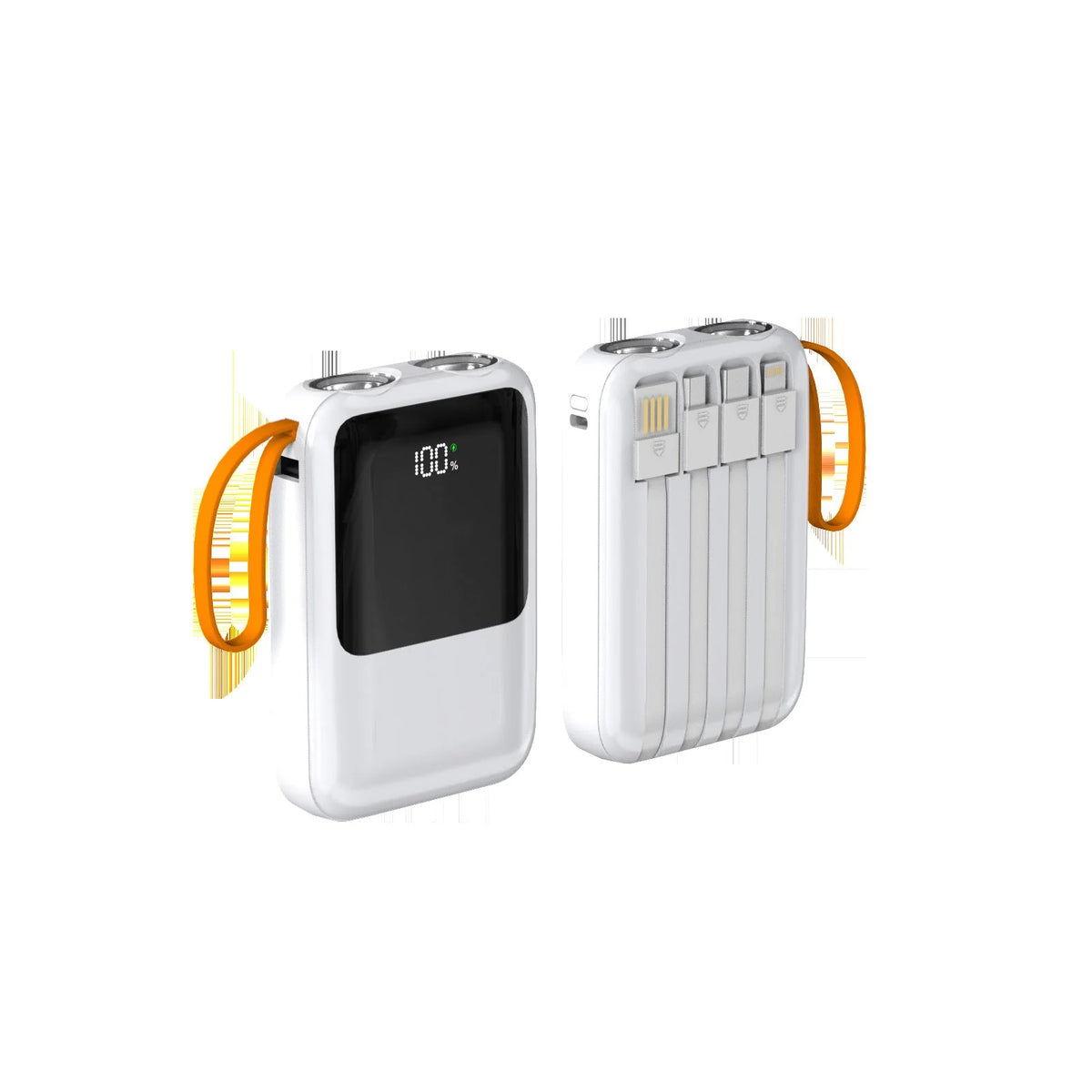 Power Bank Fast Charging USB-C & Lightning LED Display