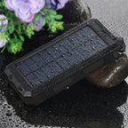 Power Bank & Flashlight Solar & USB Rechargeable 20000mAh