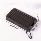 Power Bank & Flashlight Solar & USB Rechargeable 20000mAh
