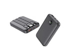 Power Bank High Capacity Integrated Cables & LED Display