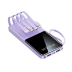 Power Bank Integrated Cables Fast Charging & LCD Display
