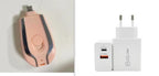 Power Bank Keychain Retractable Cable 1500 mAh