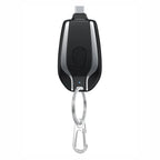 Power Bank Keychain Retractable Cable 1500 mAh