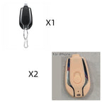 Power Bank Keychain Retractable Cable 1500 mAh