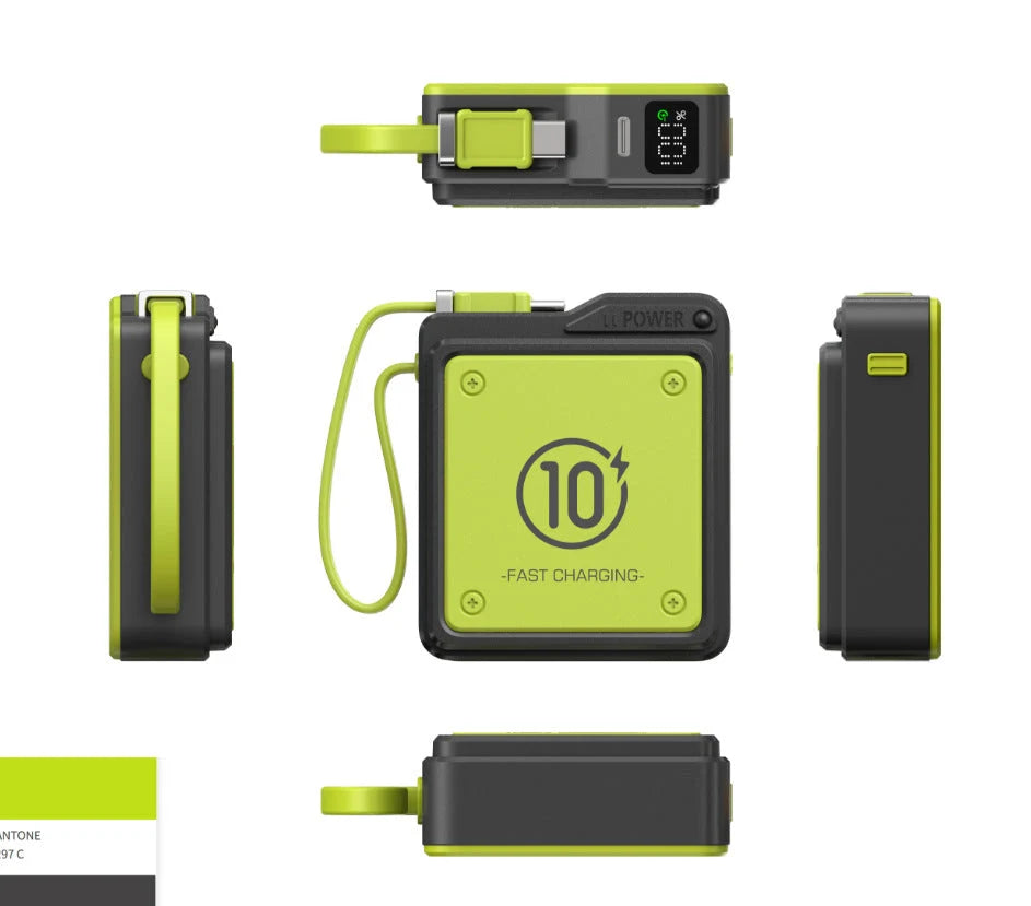 Power Bank Lithium-Ion Fast Charging Digital Display