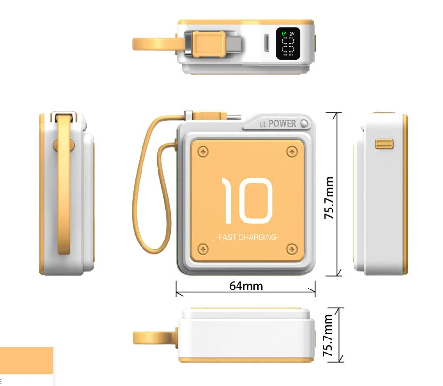 Power Bank Lithium-Ion Fast Charging Digital Display