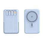 Power Bank Magnetic Wireless Built-In Cables 10000mAh
