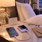 Power Bank Qi Wireless LED 20000 mAh