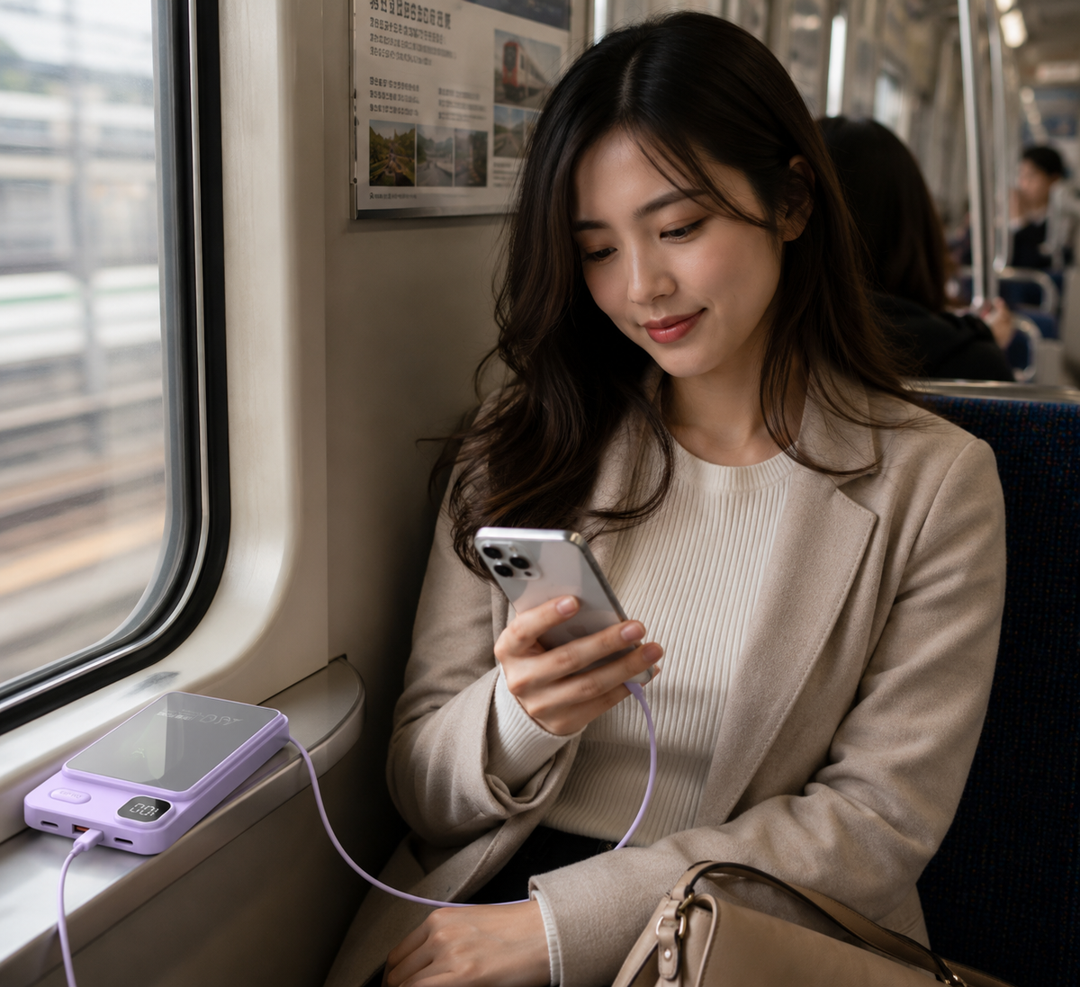 Power Bank Qi Wireless LED 20000 mAh