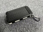 Power Bank Solar Charging Built-In Plug & Dual USB