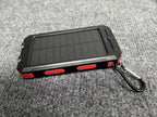Power Bank Solar Charging Built-In Plug & Dual USB