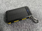Power Bank Solar Charging Built-In Plug & Dual USB