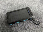 Power Bank Solar Charging Built-In Plug & Dual USB