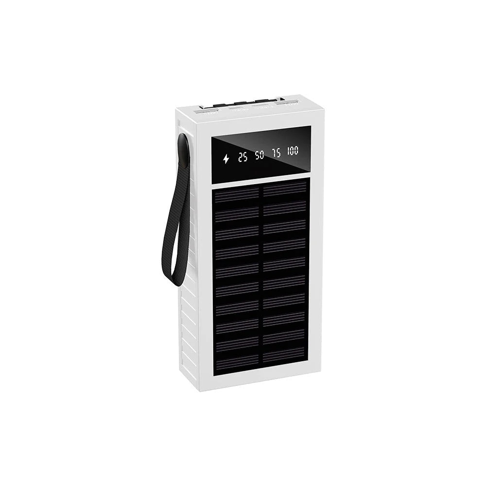 Power Bank Solar Charging Dual USB LED Indicator