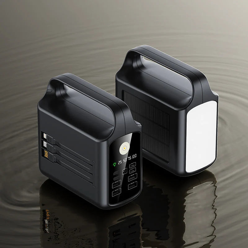 Power Bank Solar Charging & Multi-Device High Capacity
