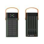 Power Bank Solar LED Display Multiple Ports