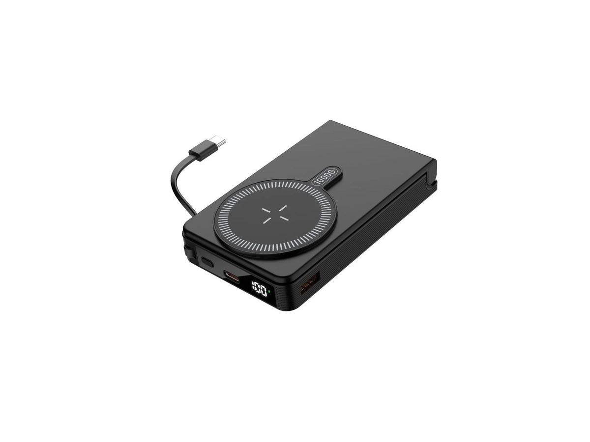Power Bank Wireless Charging USB-C & USB LED Display
