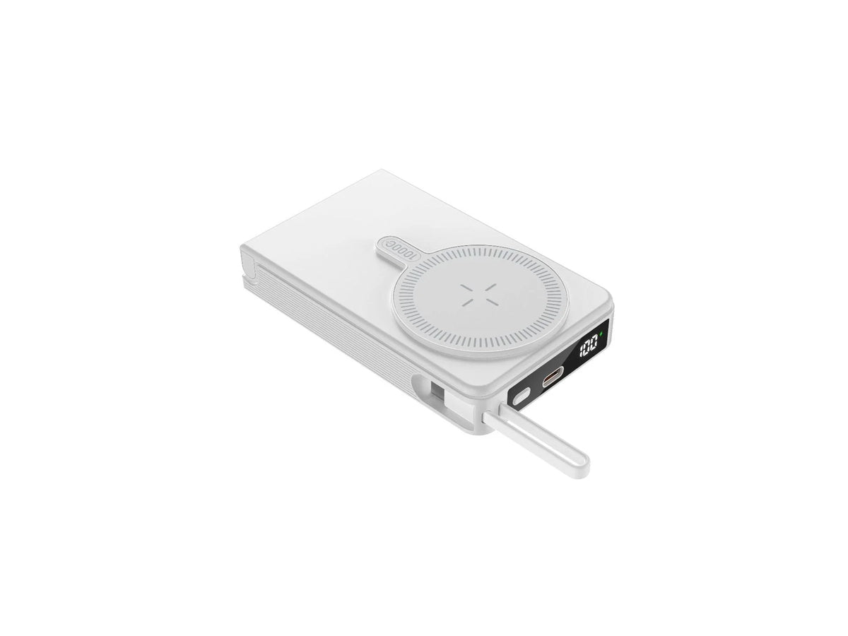 Power Bank Wireless Charging USB-C & USB LED Display