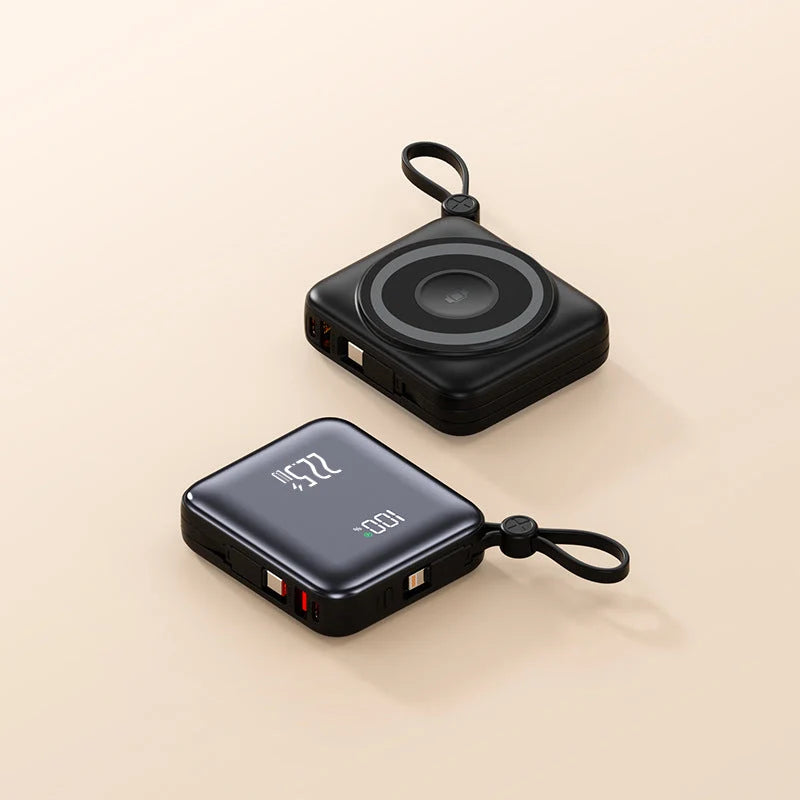 Power Bank Wireless Inductive LED Display & USB Ports