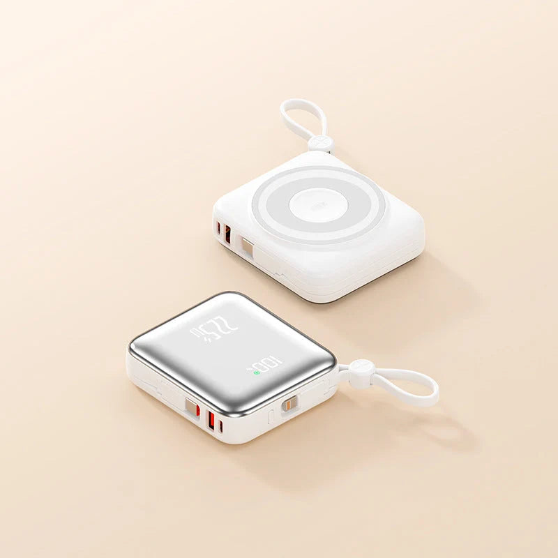 Power Bank Wireless Inductive LED Display & USB Ports