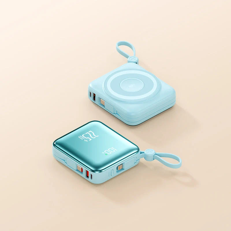Power Bank Wireless Inductive LED Display & USB Ports