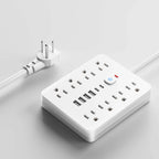 Power Strip 8 AC Outlets 4 USB Surge Protection