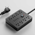 Power Strip 8 AC Outlets 4 USB Surge Protection