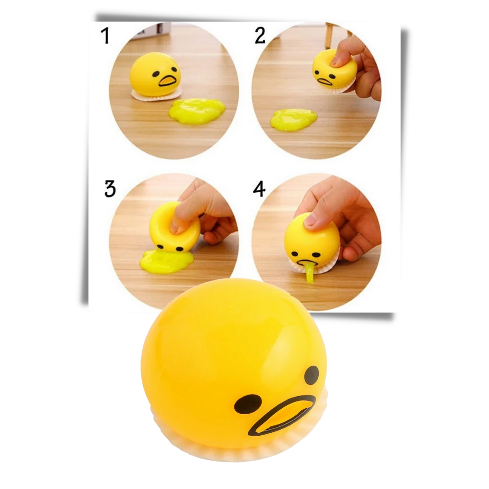 Prank Toy Projectile Goo Retractable Suction Pocket Sized
