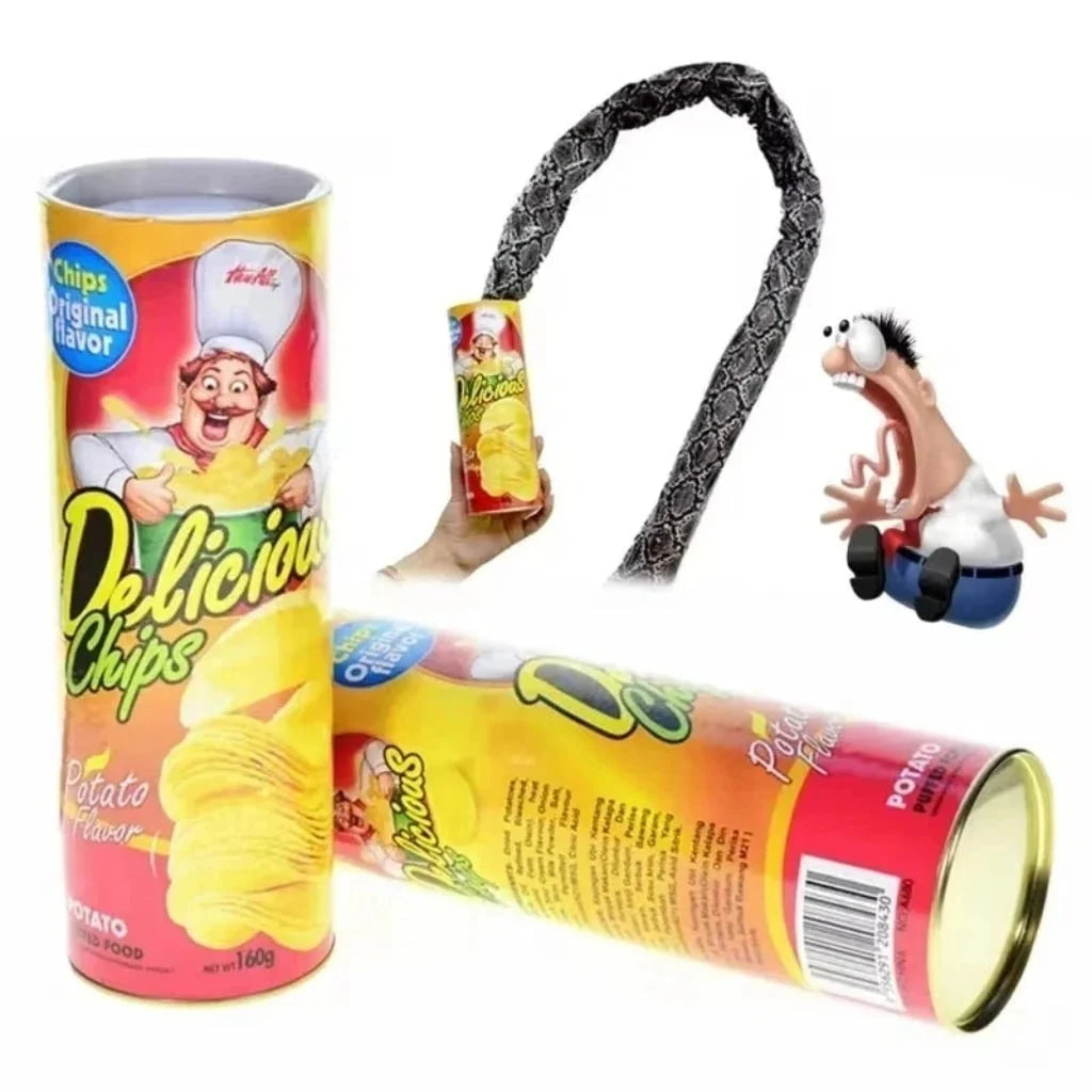 Prank Toy Spring-Loaded Realistic Fabric Snake