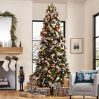Pre-Decorated Christmas Tree Pre-Lit & Foldable