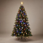 Pre-Decorated Christmas Tree Pre-Lit & Foldable