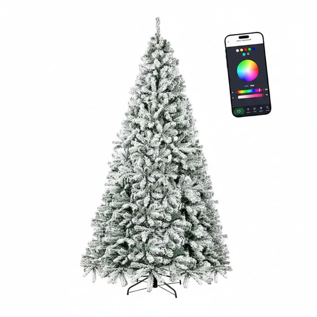Pre-Decorated Christmas Tree Pre-Lit & Foldable