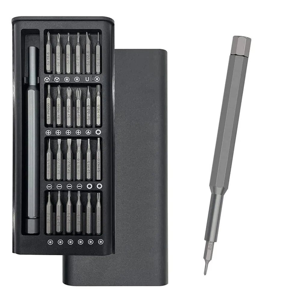 Precision Screwdriver Set Cordless Rechargeable 25 Magnetic Bits