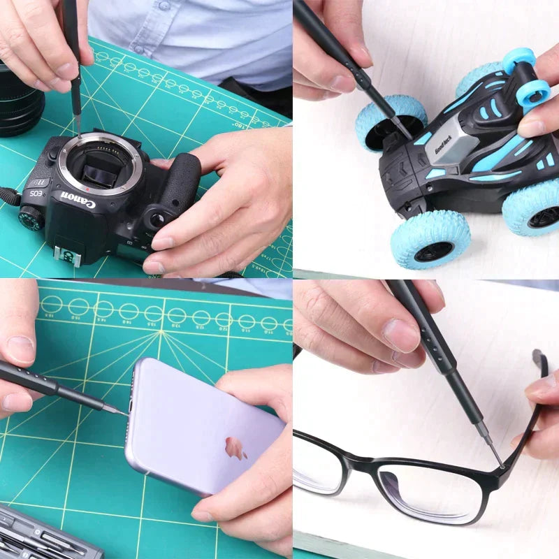Precision Screwdriver Set Magnetic Tips & Ergonomic Handle