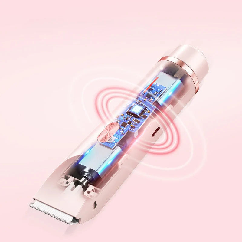 Precision Trimmer Face & Body Dual-Head Waterproof USB-C Rechargeable