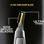 Precision Trimmer Titanium-Coated German Stainless Steel Battery-Operated & LED Light