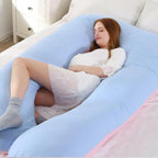 Pregnancy Body Pillow Ergonomic Support Organic Cotton