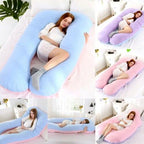 Pregnancy Body Pillow Ergonomic Support Organic Cotton