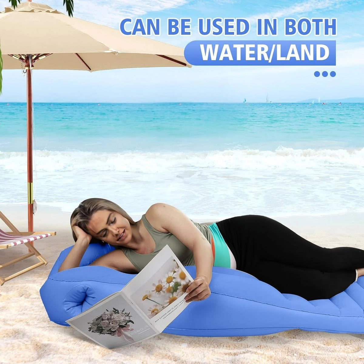 Pregnancy Pillow Belly Cutout Dual Air Chambers