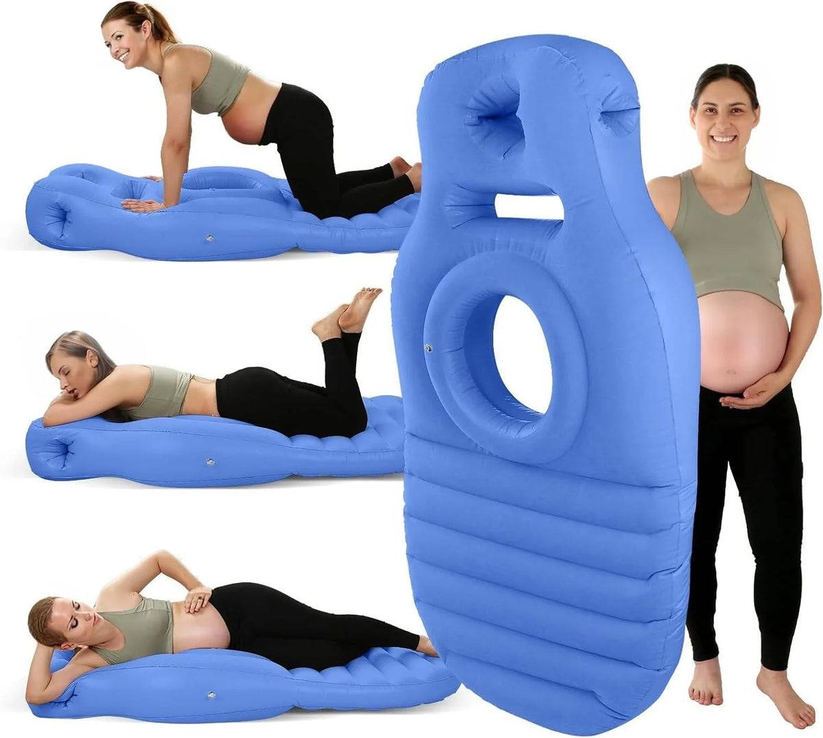 Pregnancy Pillow Dual-Chamber Adjustable Firmness