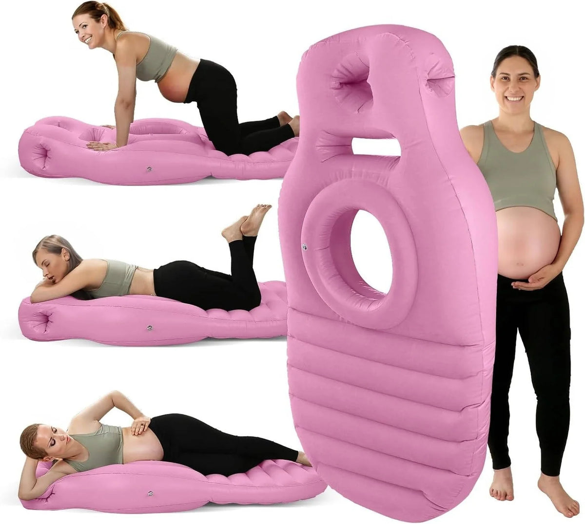 Pregnancy Pillow Dual-Chamber Adjustable Firmness