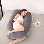 Pregnancy Pillow U-Shape Full-Body Support Removable Washable Cover