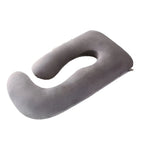 Pregnancy Pillow U-Shape Full-Body Support Removable Washable Cover