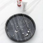 Premium Black Marble Jewelry Tray (3 Sizes)