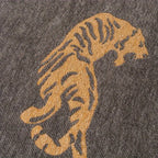 Premium Chenille Reversible Tiger-Print Sofa Cover (Machine Washable)