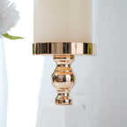 Premium Marble & Gold Pyramid Candle Holder